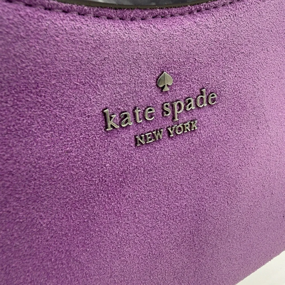 Kate Spade 454 Suede Mini Crossbody Wisteria Purple